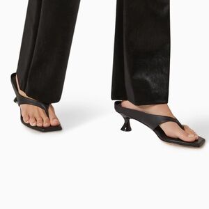 NEW Studio Amelia Angela 50mm heeled sandals in black size EU 35